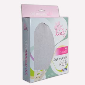 Lady Saraylı Keçeli Isıya Dayanıklı 140x52 cm Ütü Masası Kılıfı-Örtüsü-Bezi