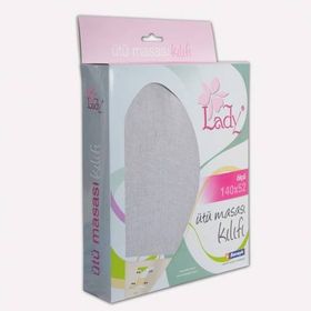 Lady Saraylı Keçeli Isıya Dayanıklı 140x52 cm Ütü Masası Kılıfı-Örtüsü-Bezi