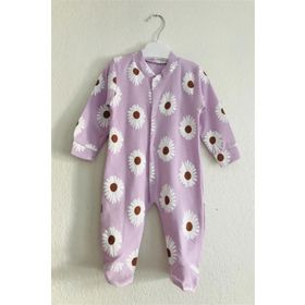 Ladybirds PPTYKHV Kız Bebek Papatya Desenli Uzun Kollu Patikli Tulum
