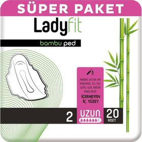 Ladyfit 20 Adet Bambu Uzun Ped