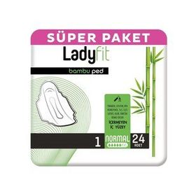Ladyfit 24 Adet Bambu Normal Ped