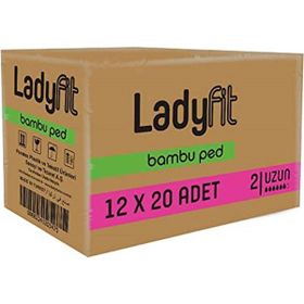 Ladyfit Bambu Süper Uzun 12x20 Ped