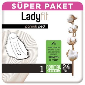Ladyfit Normal 24'lü Pamuk Ped