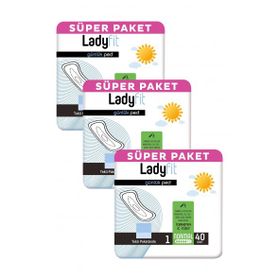 Ladyfit Normal 40x3 120 Adet Günlük Ped
