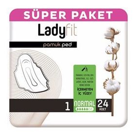 Ladyfit Pamuk Süper Normal 24 Ped