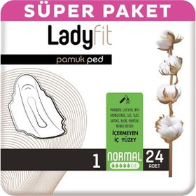 Ladyfit Pamuk Süper Normal 24 Ped