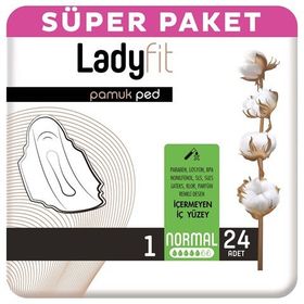 Ladyfit Pamuk Süper Normal 24 Ped