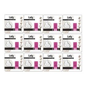 Ladyfit Uzun 12x7 Adet Pamuk Ped