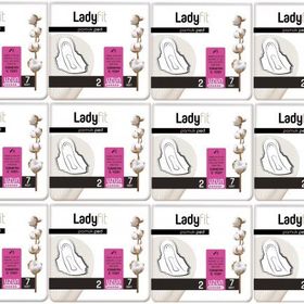 Ladyfit Uzun 12x7 Adet Pamuk Ped
