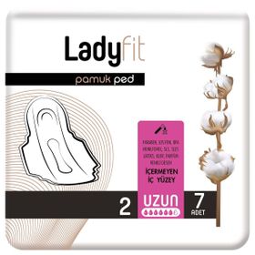 Ladyfit Uzun 7 Adet Pamuk Ped