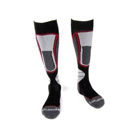 Lafuma LFV1009 Siyah-Gri-Kırmızı Colorado Kayak & Snowboard Çorabı