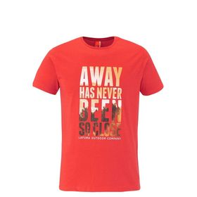 Lafuma LFV11056 7143 Voyager Red Lava Erkek T-shirt