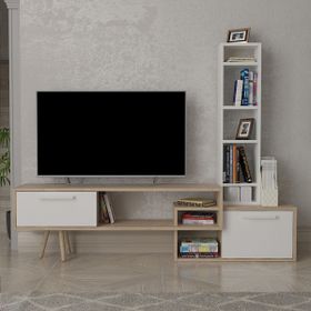 Lagomood Manzara Beyaz Meşe Tv Sehpası
