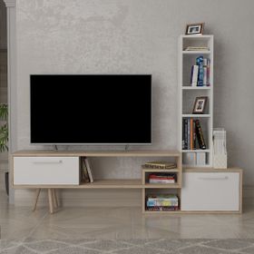 Lagomood Manzara Beyaz Meşe Tv Sehpası
