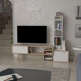 Lagomood Manzara Beyaz Meşe Tv Sehpası