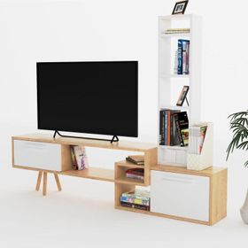 Lagomood Manzara Beyaz Meşe Tv Sehpası