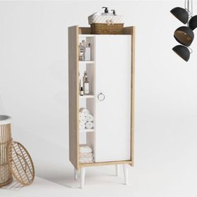 Lagomood Ruby Beyaz Meşe Çok Amaçlı Dolap