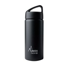 Laken 0.50 Lt Siyah Çelik Klasik Termos