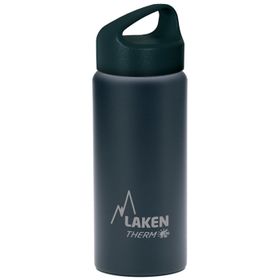 Laken 0.50 Lt Siyah Çelik Klasik Termos
