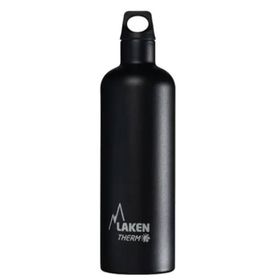 Laken Futura 18 8 Siyah Çelik Termos Şişe Kapağı