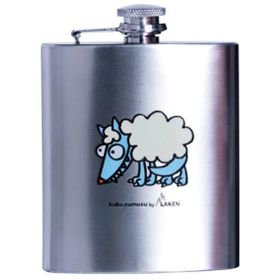Laken LKKP8-E Çelik 18/8 KKMX 230ml Lobo Yassı Cep Matara
