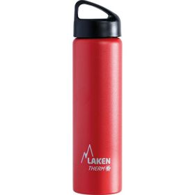 Laken LKTA10R Kırmızı 1 lt Çelik Klasik Termos