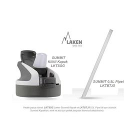 Laken LKTS5R Summit 0.50 lt Paslanmaz Çelik Kırmızı Şişe Termos
