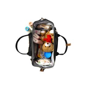 Lal Baby Baggage Bag Gri Omuz Askılı Anne Bebek Bakım Çantası