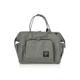Lal Baby Baggage Bag Gri Omuz Askılı Anne Bebek Bakım Çantası
