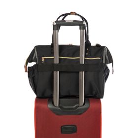 Lal Baby Baggage Bag Siyah Gri Omuz Askılı Anne Bebek Bakım Çantası