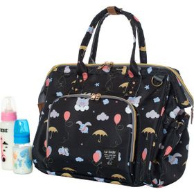 Lal Baby Baggage Bag Siyah Omuz Askılı Anne Bebek Bakım Çantası