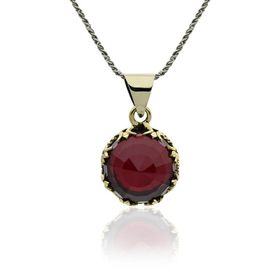 Lal Taşlı Gümüş Erkek Yüzük Modelleri