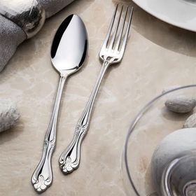 Lalezar Sade 60 Parça Çatal Kaşık Takımı