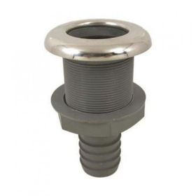 Lalizas 11/2" Krom Flanşlı Hortum Uçlu 38 mm Sintine Çıkışı
