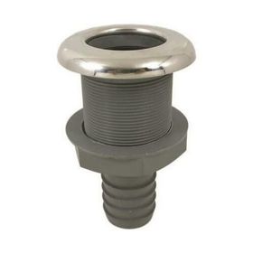 Lalizas 11/2" Krom Flanşlı Hortum Uçlu 38 mm Sintine Çıkışı