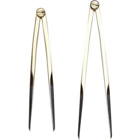 Lalizas 17.8 cm Düz Pirinç Pergel
