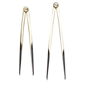 Lalizas 20,3 cm Düz Pirinç Pergel