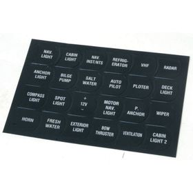 Lalizas 24 Parça Switch Paneller Sticker Seti