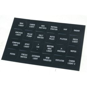 Lalizas 24 Parça Switch Paneller Sticker Seti