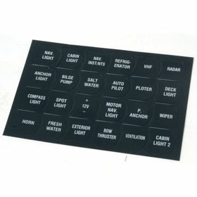 Lalizas 24 Parça Switch Paneller Sticker Seti