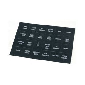 Lalizas 24 Parça Switch Paneller Sticker Seti