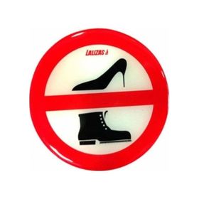 Lalizas "Ayakkabı ile Girilmez" Silikon Sticker