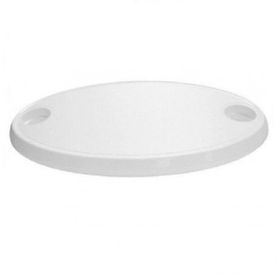 Lalizas Beyaz 2 Bardak Bölmeli Oval 45x76 cm Masa Tablası