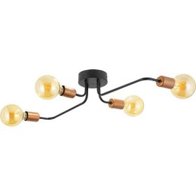 Lambadar Retro Akrep Modern 4'lü Plafonyer Tavana Monte Avize