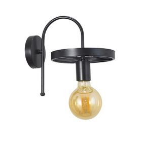 LAMBADAR Rustik Retro Modern Model Şık Siyah Aplik Teker Model