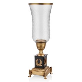 La'Medore Brass 18 x 18 x 55 cm Ramones Uzun Cam Mumluk