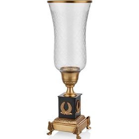 La'Medore Brass 18 x 18 x 55 cm Ramones Uzun Cam Mumluk