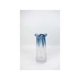 La'Medore Fold 12x12x32 cm Büyük Boy Blue Vazo