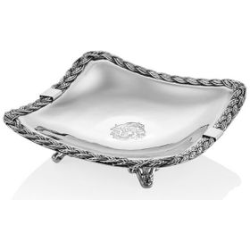 La'Medore Halatlı 17x17x5 cm Küçük Dekoratif Kase
