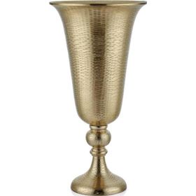 La'Medore Hammer Gold 30x30x57 cm Büyük Vazo